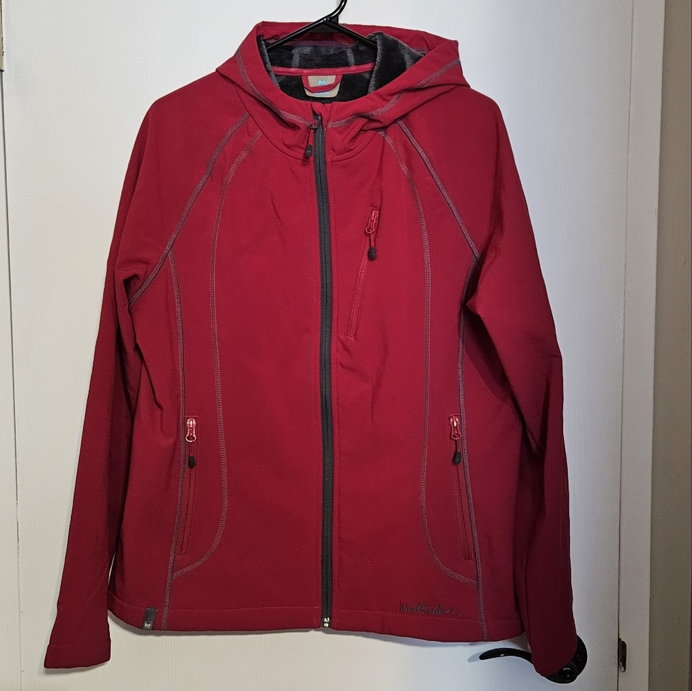 WINDRIVER (Mark's) Red Hooded Water-resistant Jacket Large